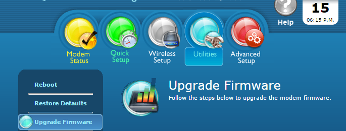 Upgrade Firmware