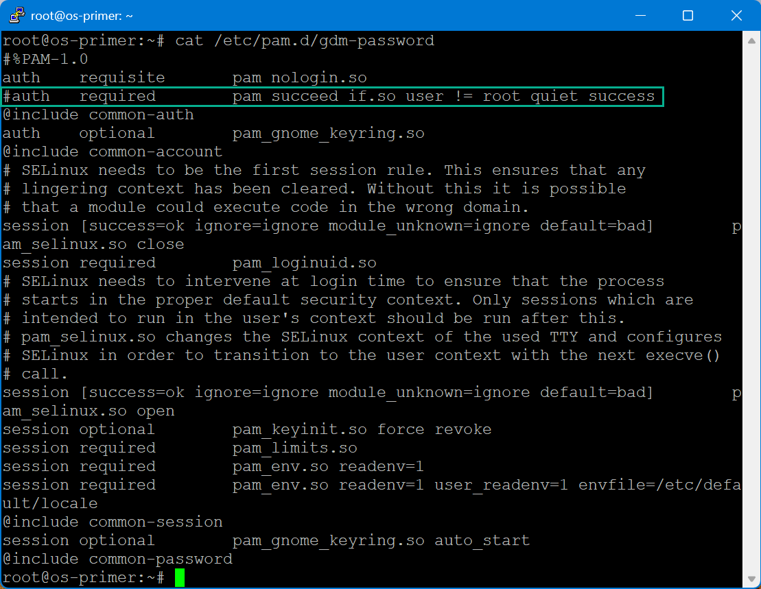 Allow GUI root login on Ubuntu 24.04
